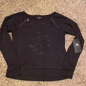 NWT rock & republic skull top